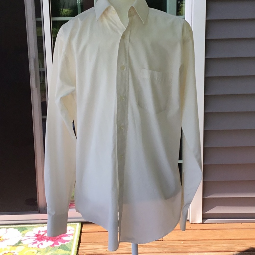 Claybrooke cream colored dress shirt